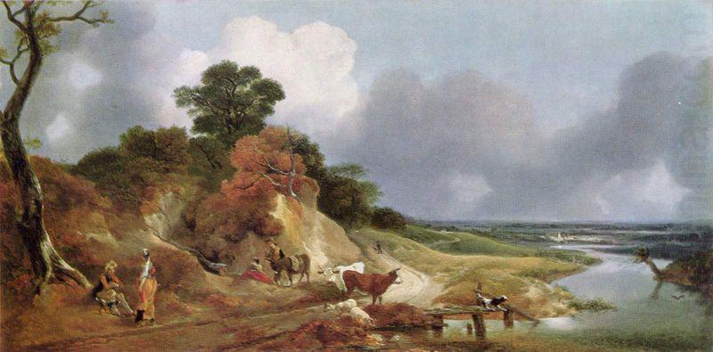 Landschaft mit dem Dorfe Cornard, Thomas Gainsborough